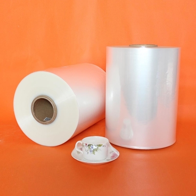 12.5MIC - 40MIC 200mm - 1150mm Centerfold Polyolefin Shrink Film For Dishware