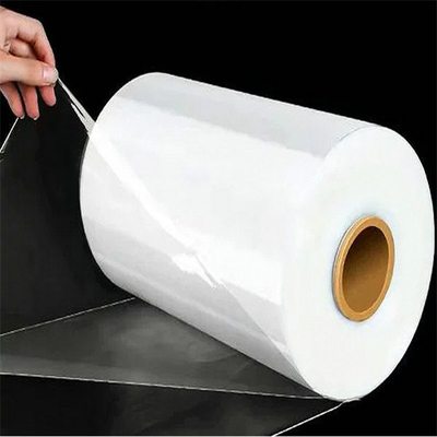 POF Material Custom Centerfold Polyolefin Shrink Fim Plastic Packaging Rolls For Drinks