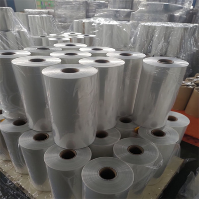 Excellent Shrink Property 12μM 15μM 19μM 25μM 30μM POF Retractable Film Polyolefin Shrink Film Roll For Thread
