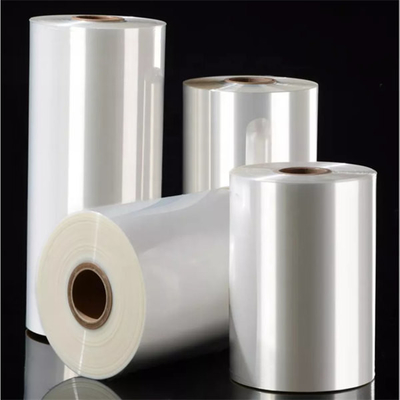Clear Center Folded ( Half Tube ) POF Shrink Roll Foil For Wood Product