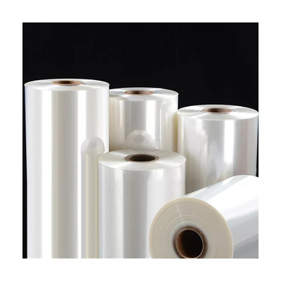 Double - Folded 15µM , 20µM Fast Shrinkage Rate Polyolefin / POF Shrink Roll For Lamp